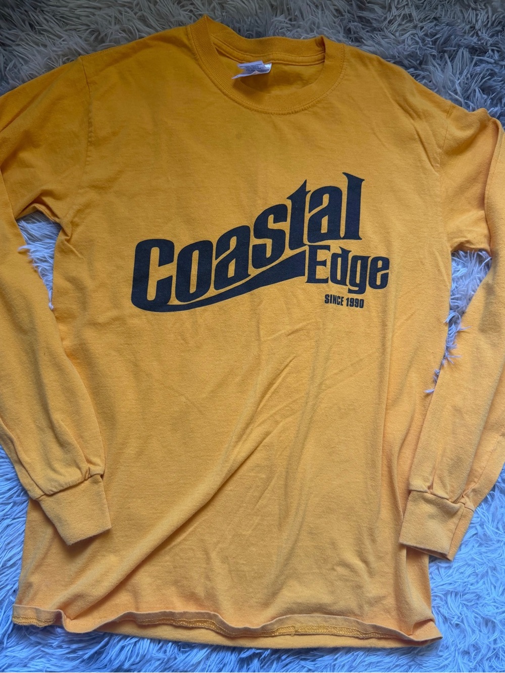 Gildan Yellow "Coastal Edge" Long Sleeve Tee